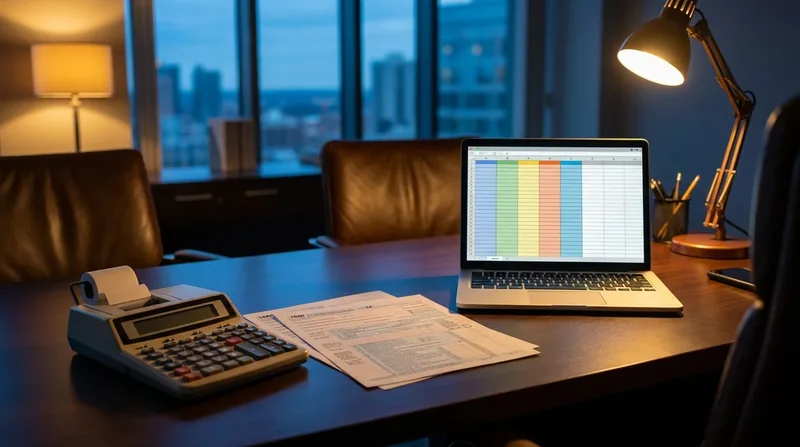 Tax forms and a calculator on a desk, Arizona Tax ID Numbers
